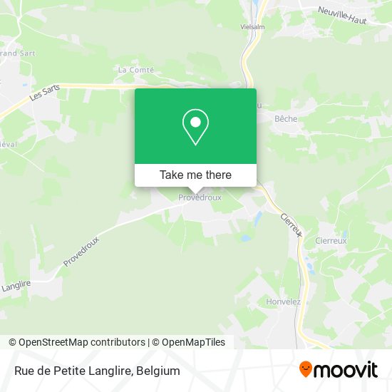 Rue de Petite Langlire map