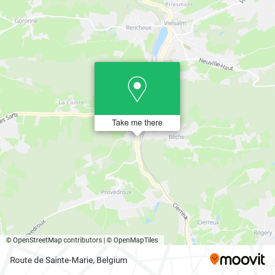 Route de Sainte-Marie map