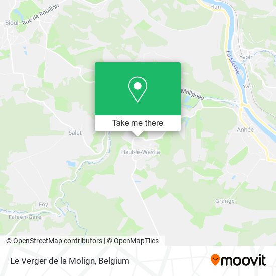 Le Verger de la Molign map