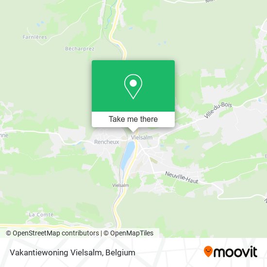 Vakantiewoning Vielsalm map