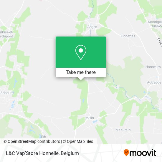 L&C Vap'Store Honnelie map