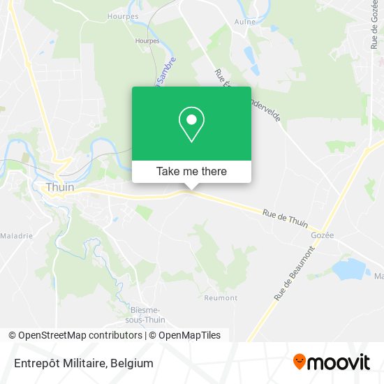 Entrepôt Militaire map