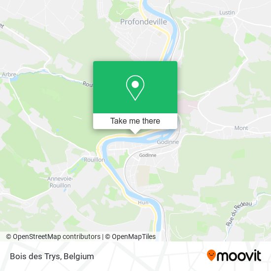 Bois des Trys map