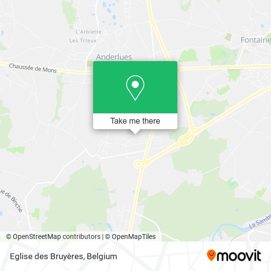 Eglise des Bruyères map