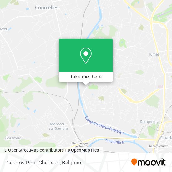 Carolos Pour Charleroi map