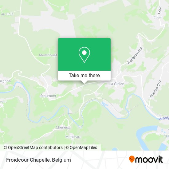 Froidcour Chapelle map