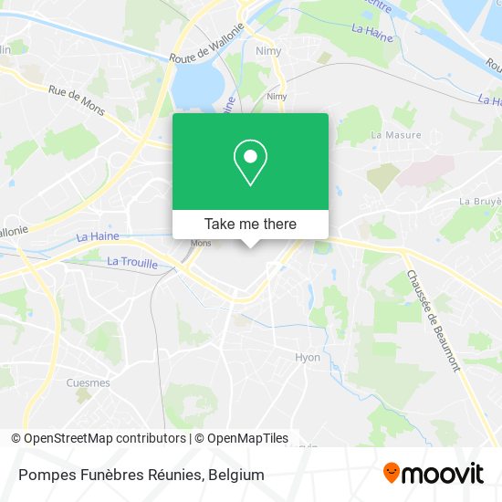 Pompes Funèbres Réunies map