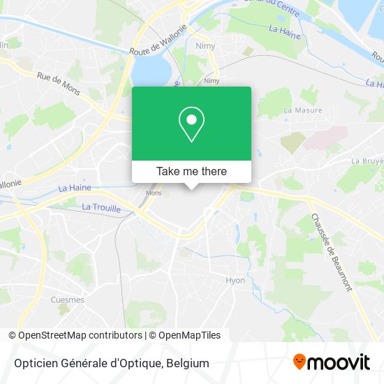 Opticien Générale d'Optique map