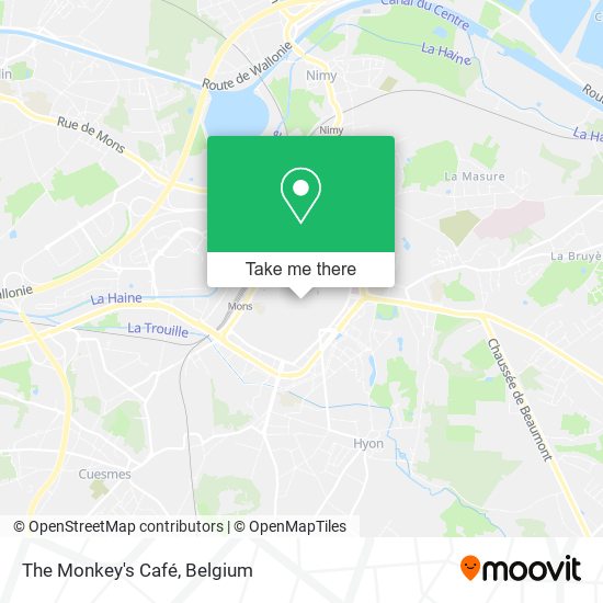 The Monkey's Café map