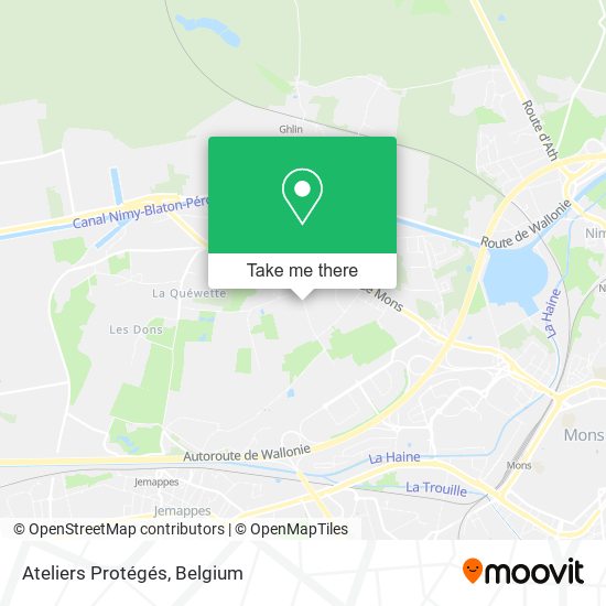 Ateliers Protégés map