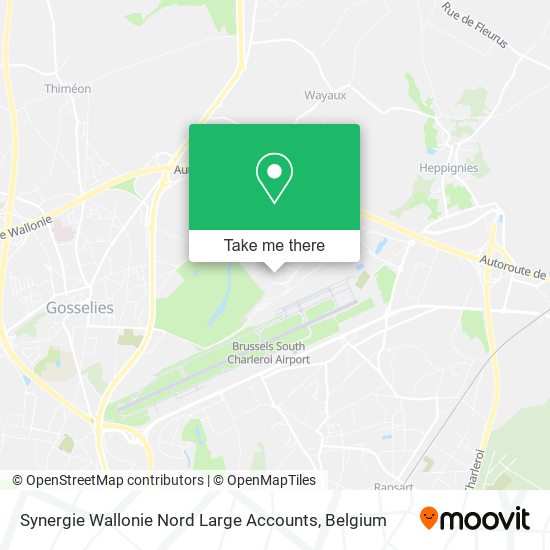 Synergie Wallonie Nord Large Accounts plan