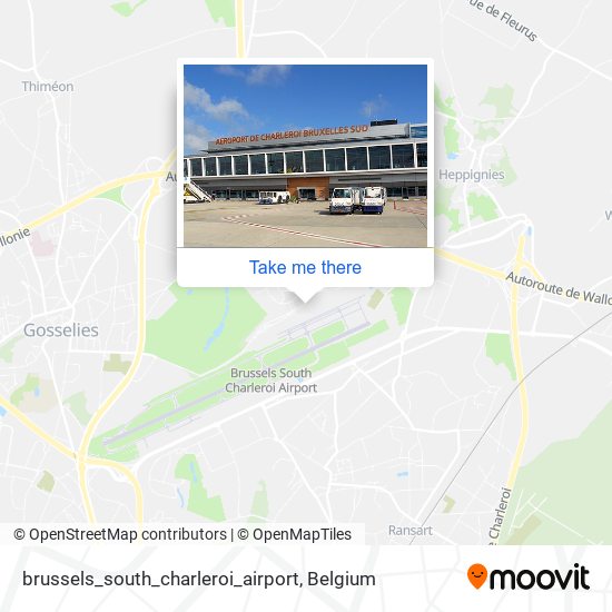 brussels_south_charleroi_airport map