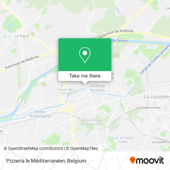 Pizzeria le Méditerranéen plan