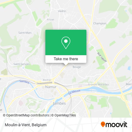 Moulin-à-Vent map