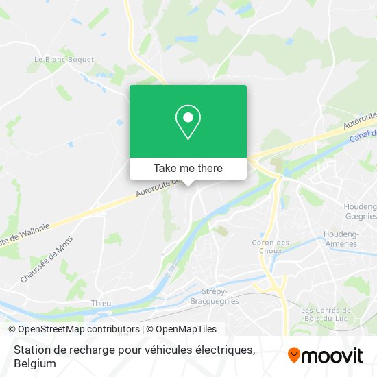 Station de recharge pour véhicules électriques plan