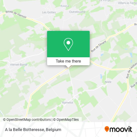 A la Belle Botteresse map