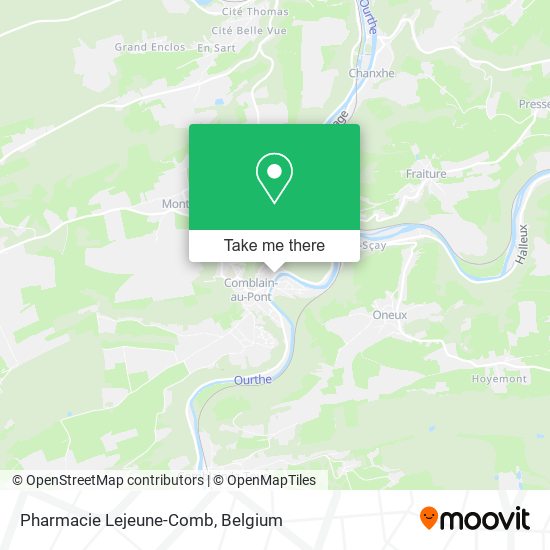 Pharmacie Lejeune-Comb map