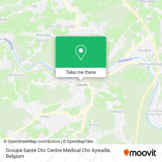 Groupe Santé Chc Centre Médical Chc Aywaille map