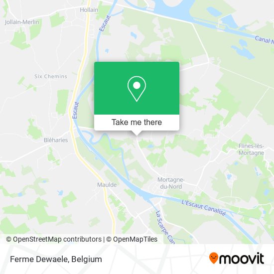 Ferme Dewaele map