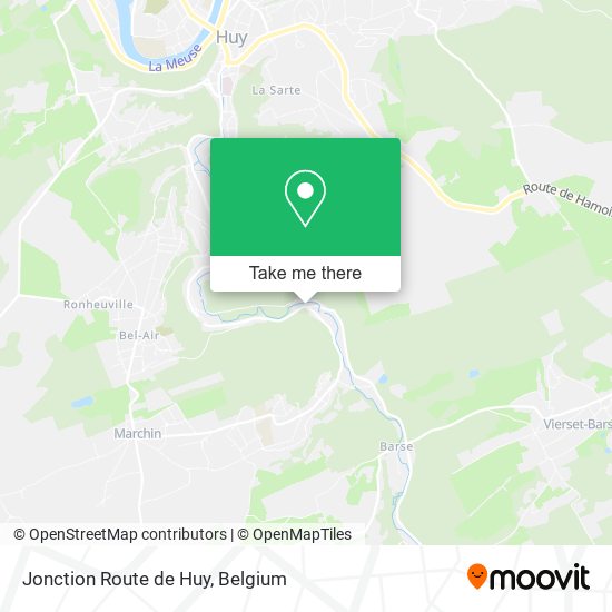 Jonction Route de Huy map