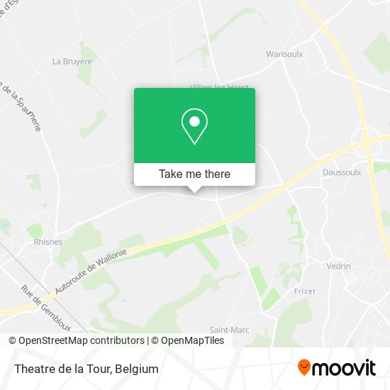 Theatre de la Tour map