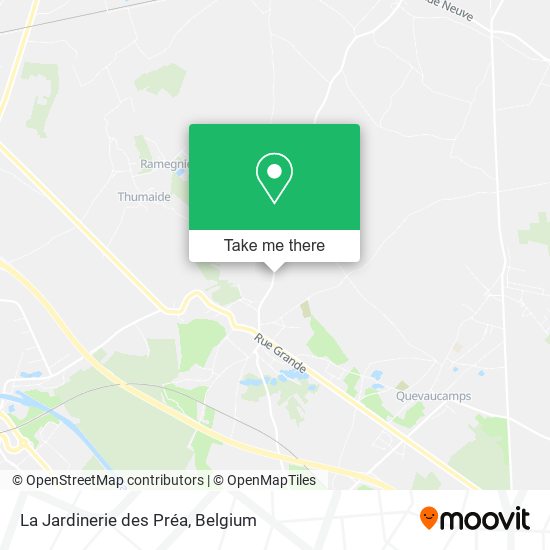 La Jardinerie des Préa map