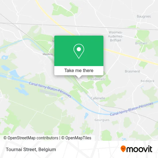 Rue de Tournai plan