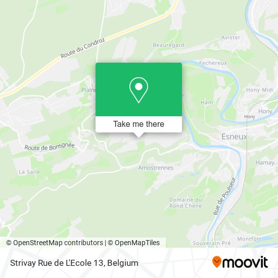 Strivay Rue de L'Ecole 13 plan