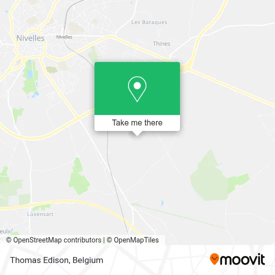 Thomas Edison map