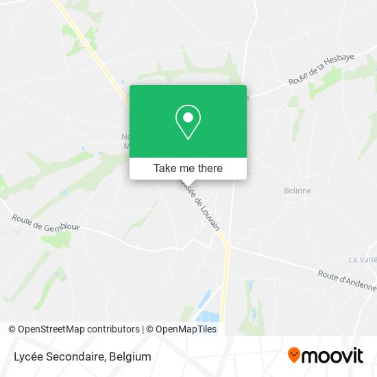 Lycée Secondaire map