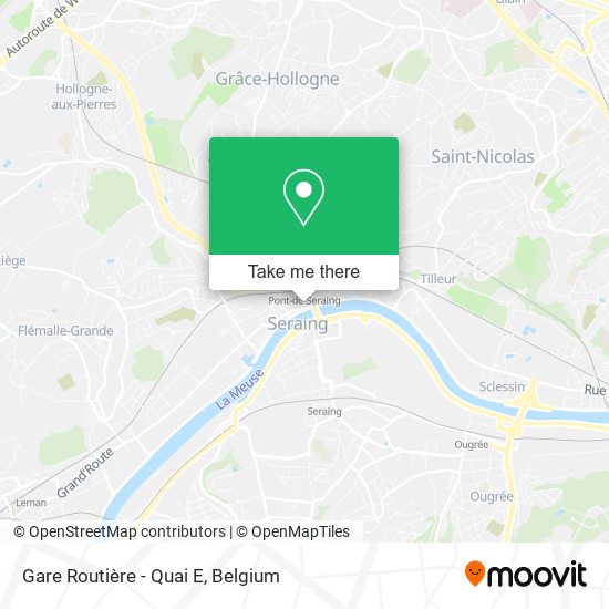 Gare Routière - Quai E map