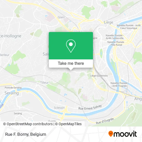 Rue F. Borny map