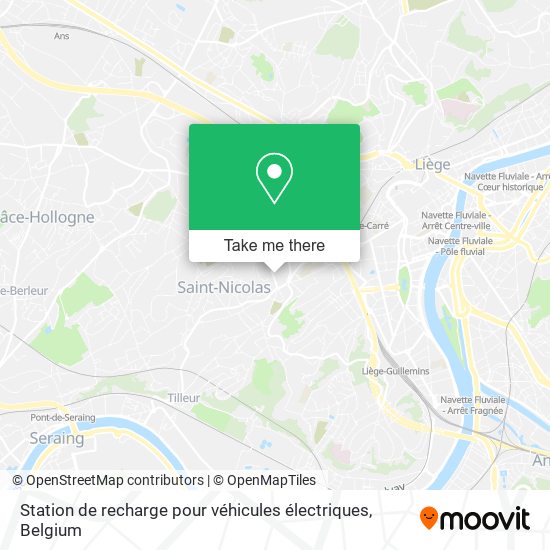 Station de recharge pour véhicules électriques plan