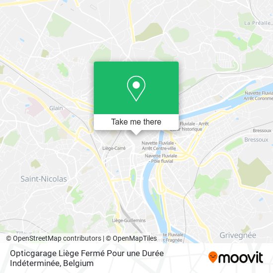 Opticgarage Liège Fermé Pour une Durée Indéterminée map