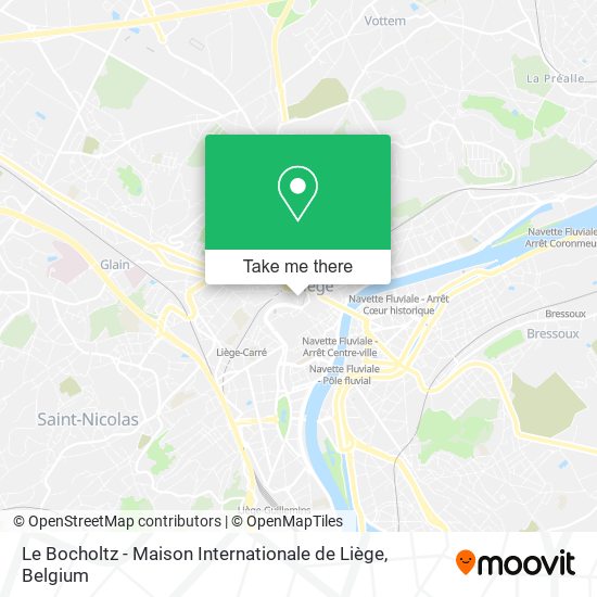 Le Bocholtz - Maison Internationale de Liège map