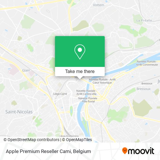 Apple Premium Reseller Cami map