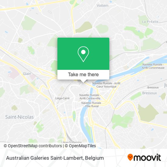 Australian Galeries Saint-Lambert map