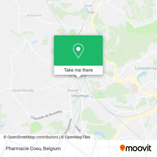 Pharmacie Coeu map