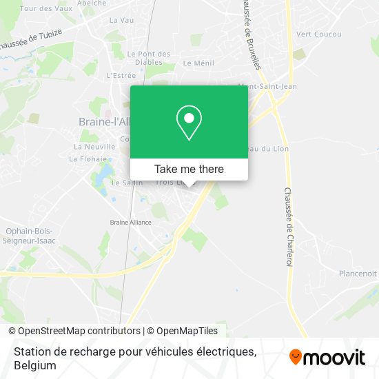 Station de recharge pour véhicules électriques plan