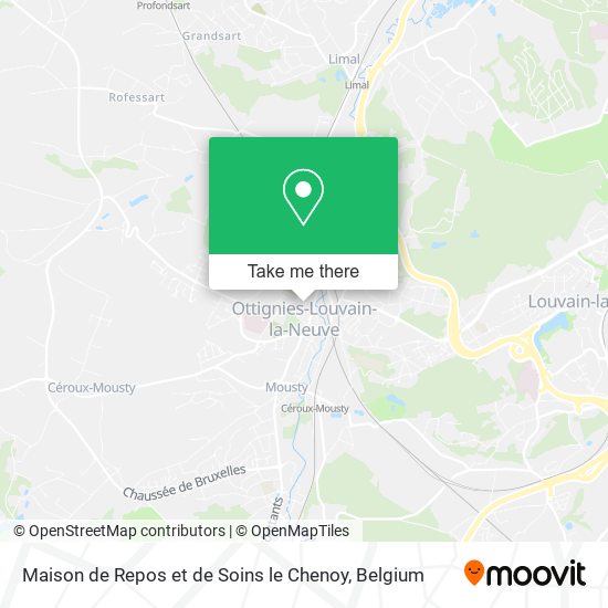 Maison de Repos et de Soins le Chenoy plan