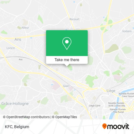 KFC map