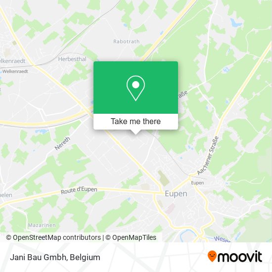 Jani Bau Gmbh map