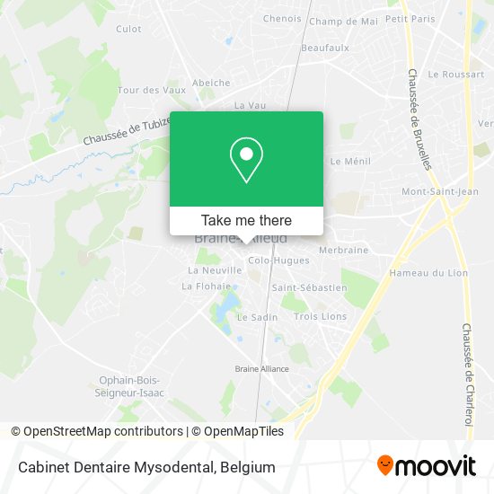Cabinet Dentaire Mysodental map