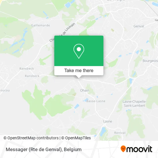 Messager (Genval Route) map