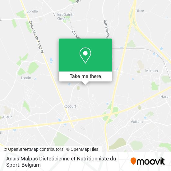 Anaïs Malpas Diététicienne et Nutritionniste du Sport map