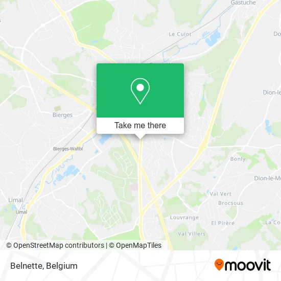 Belnette map