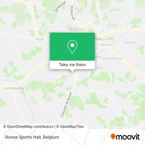 Ronse Sports Hall map