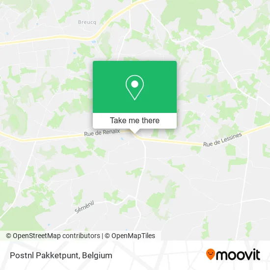 Postnl Pakketpunt map