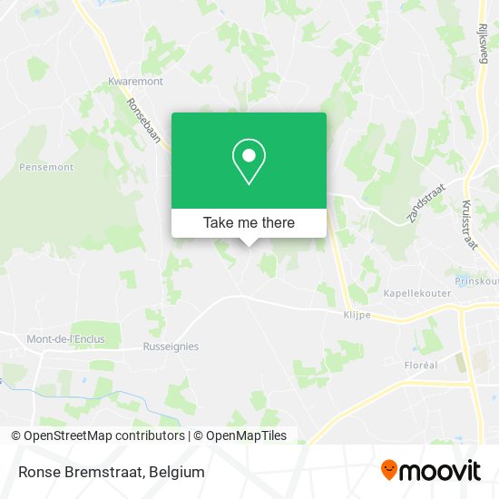 Ronse Bremstraat map