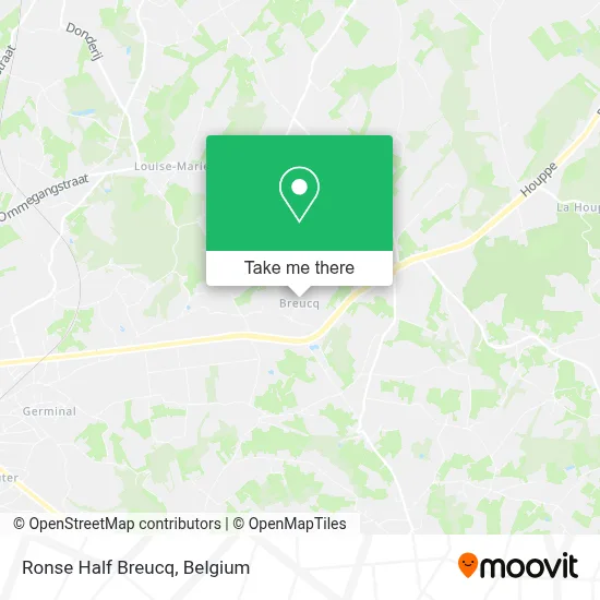 Ronse Half Breucq map